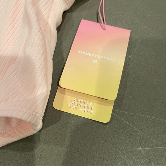 Stoney Clover Lane x Target Ribbed Henley One Piece Swimsuit - Picture 5 of 6